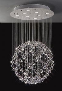 Sparkling Floating Crystal Ball Pendant Chandelier - 3 Sizes